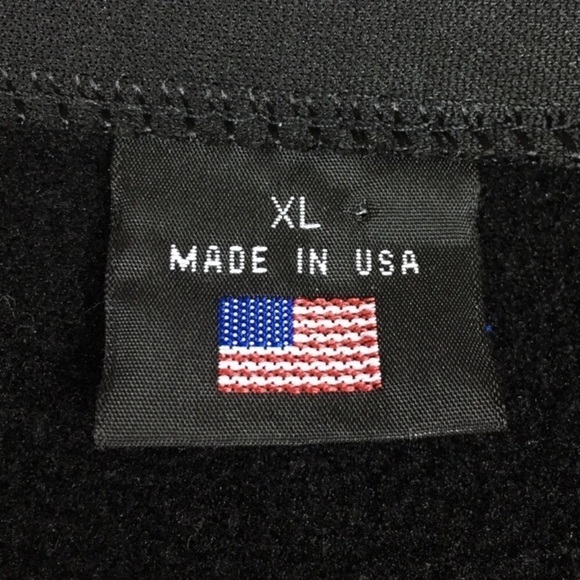 NRA Range Field Jacket ILA Full Zip USA Fleece Lined Solid Black Utility Size XL - Picture 6 of 7